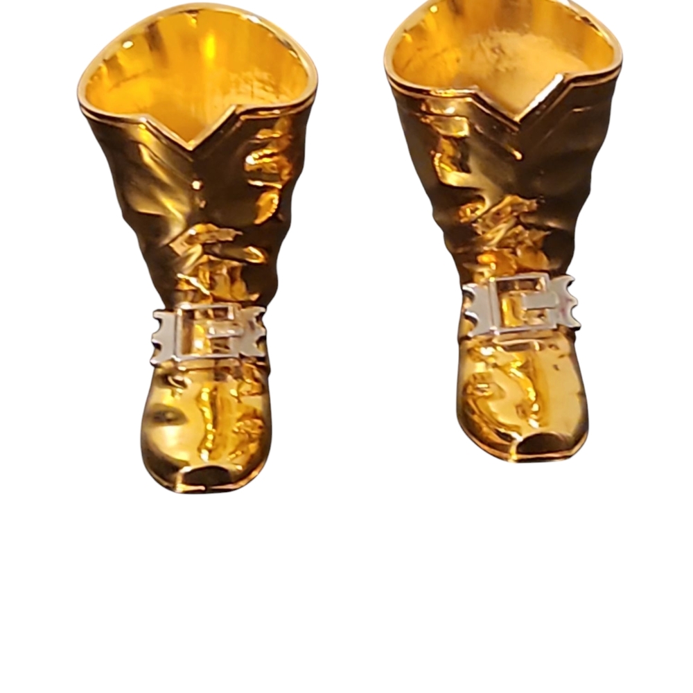 Gold Cowboy Boot